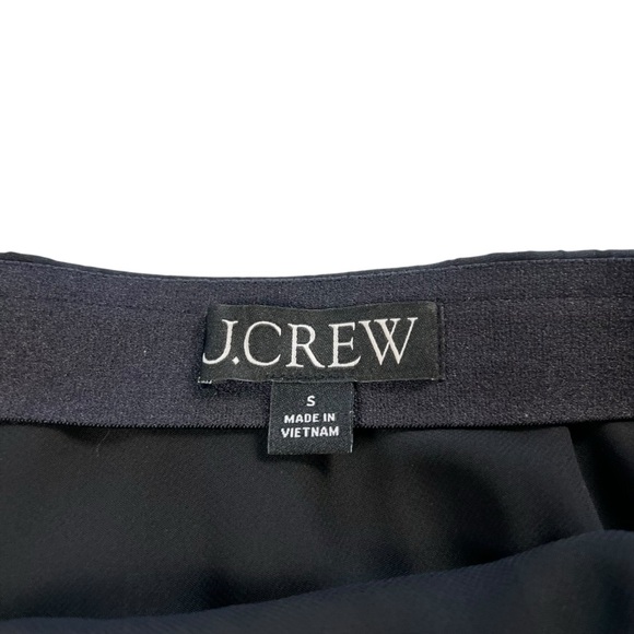 J. Crew Accordion Pleat Black Midi Skirt - Picture 9 of 11